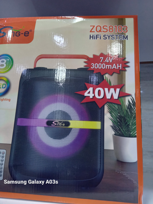 اسپیکر شارژی Sing_e مدل ZQS8183