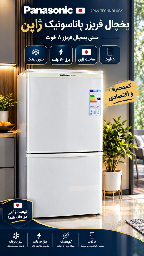 یخچال فریزر پاناسونیک ژاپن